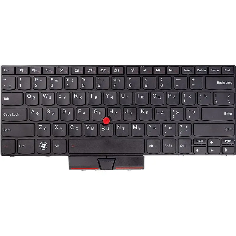 Клавiатура для ноутбука LENOVO Thinkpad Edge E40, E50 чoрний, чoрний фрейм (KB310788)