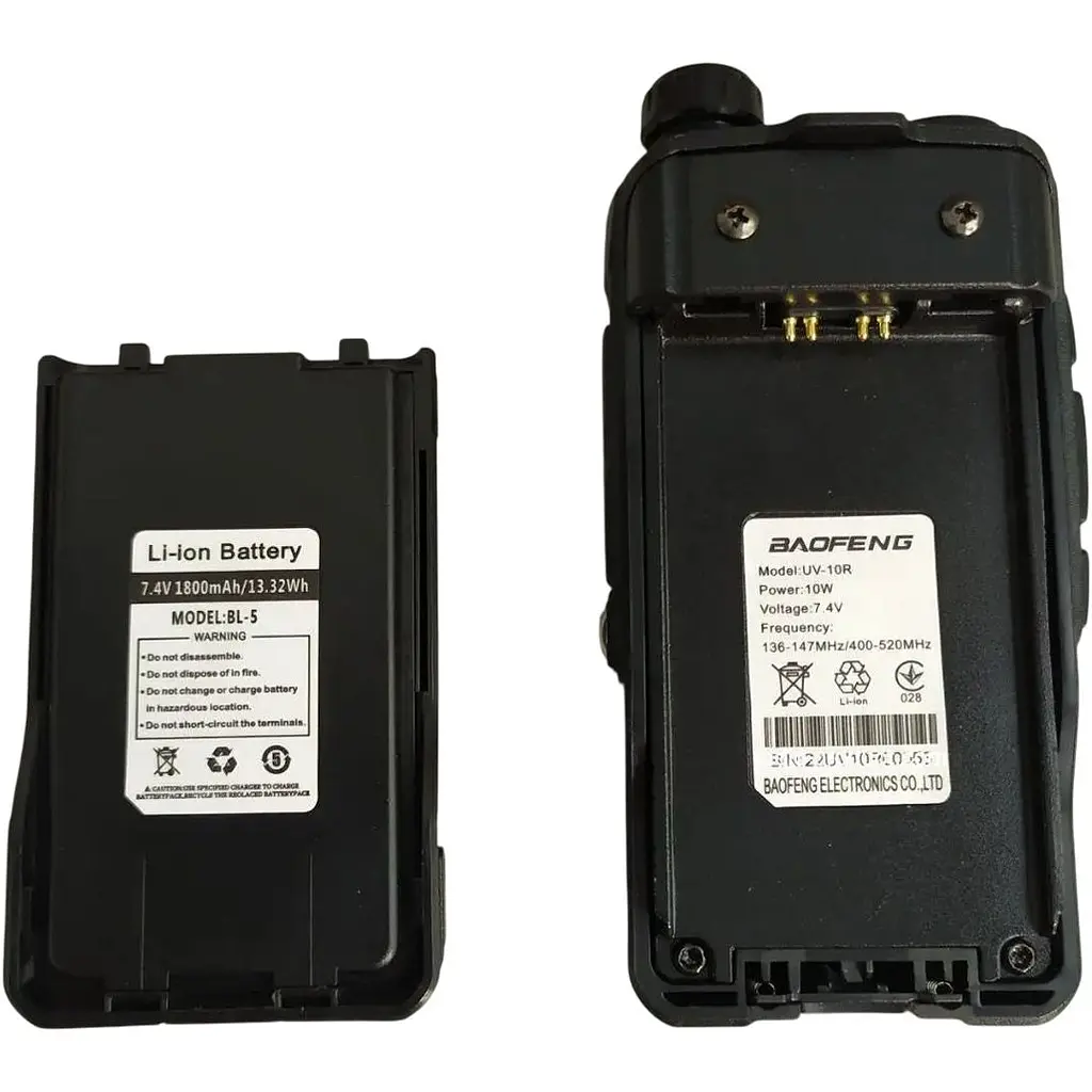 Рація Baofeng UV-10R Black [113963] - фото 5