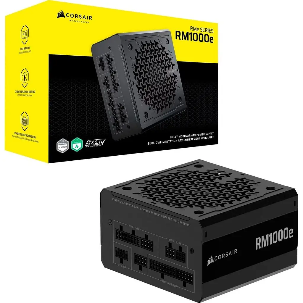 Блок живлення Corsair RM1000e 1000W 80+ Platinum (CP-9020297-EU) - фото 5