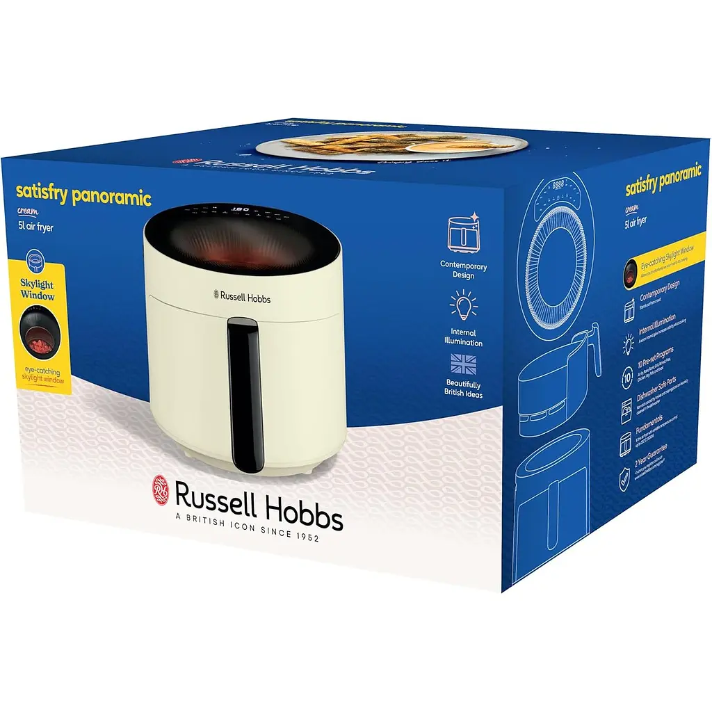 Мультипечь Russell Hobbs Satisfry Panoramic 1500 Вт белая (27421-56) - фото 3