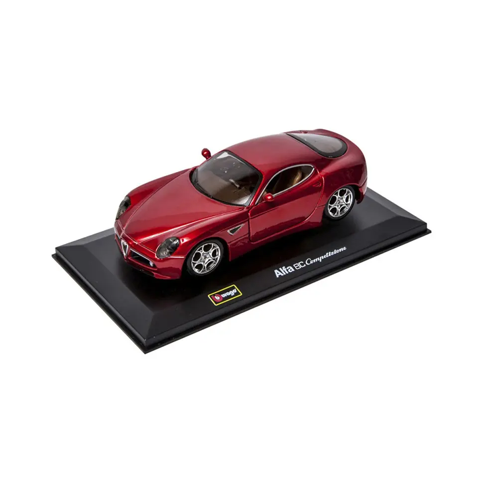 Дитяча автомодель ALFA 8C COMPETIZIONE Bburago 18-43004 червоний металік, 1:32 - фото 2