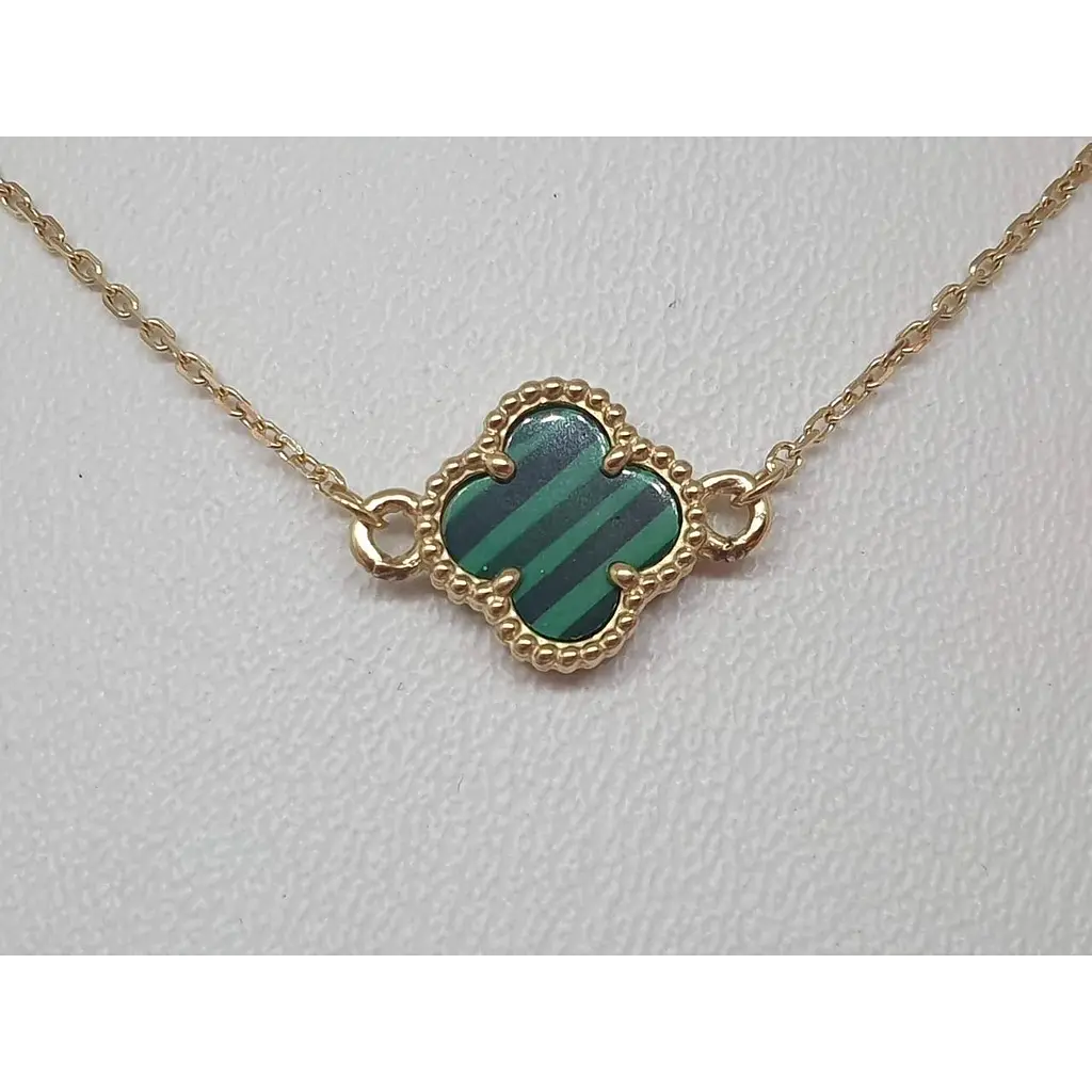 Золоте кольє Платон Конюшина з малахітом. 2Н122/71Б 40 - фото 3