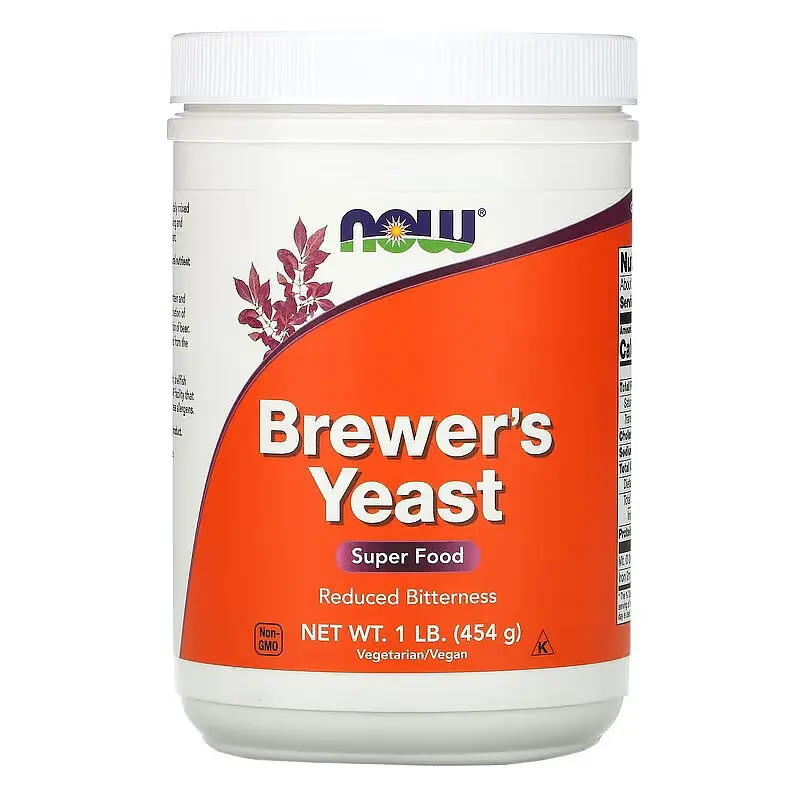 Натуральна добавка NOW Brewer's Yeast Super Food, 454 грам