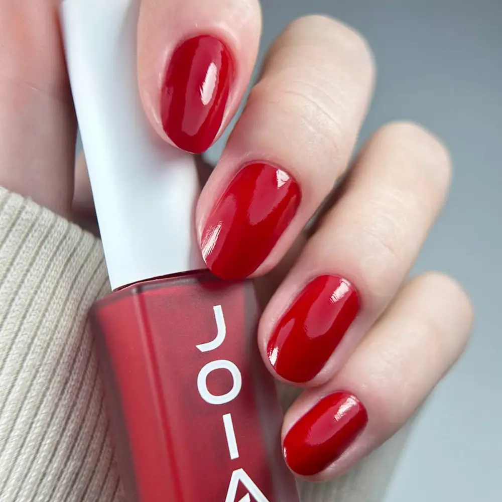 Лак для нігтів Nail care polish 4in1 08 Red passion JOIA vegan 8 мл