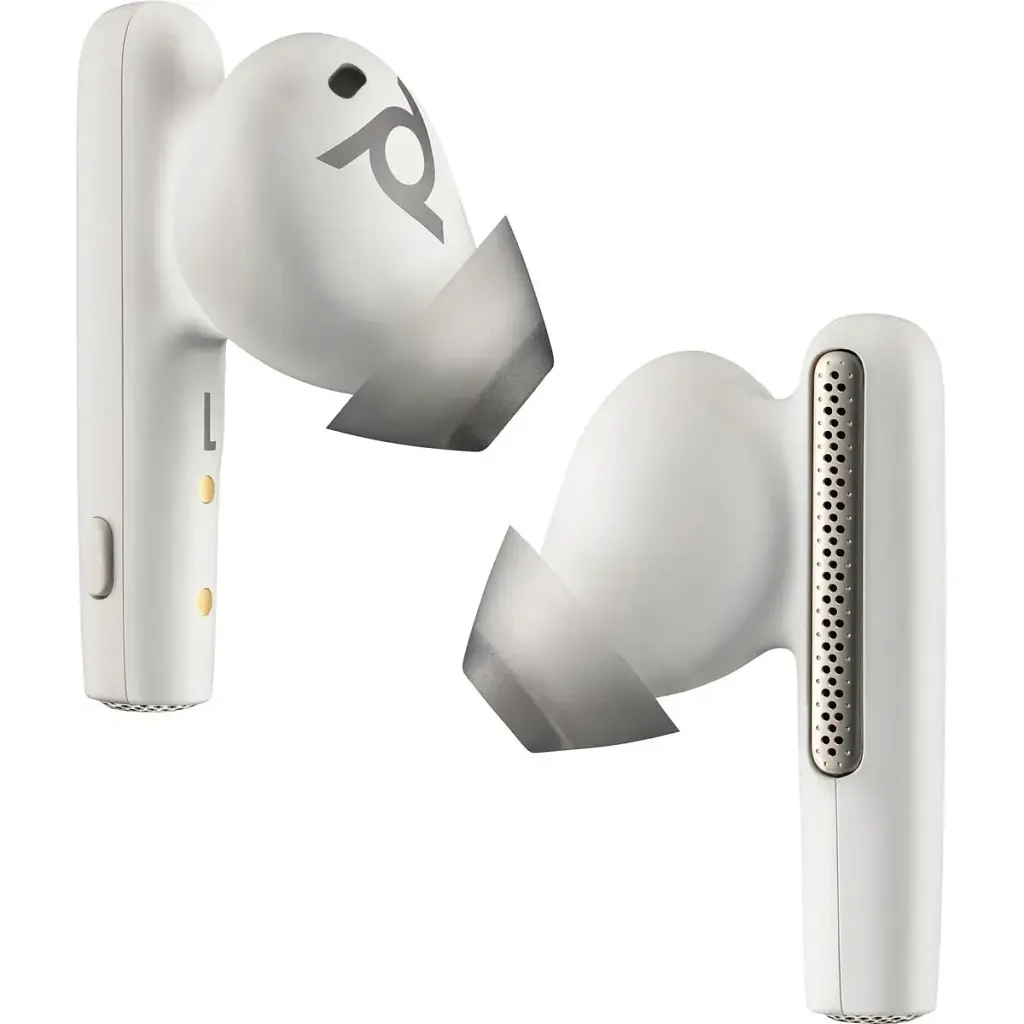 Наушники TWS Poly Voyager Free 60+ Earbuds + BT700C + TSCHC White - фото 2