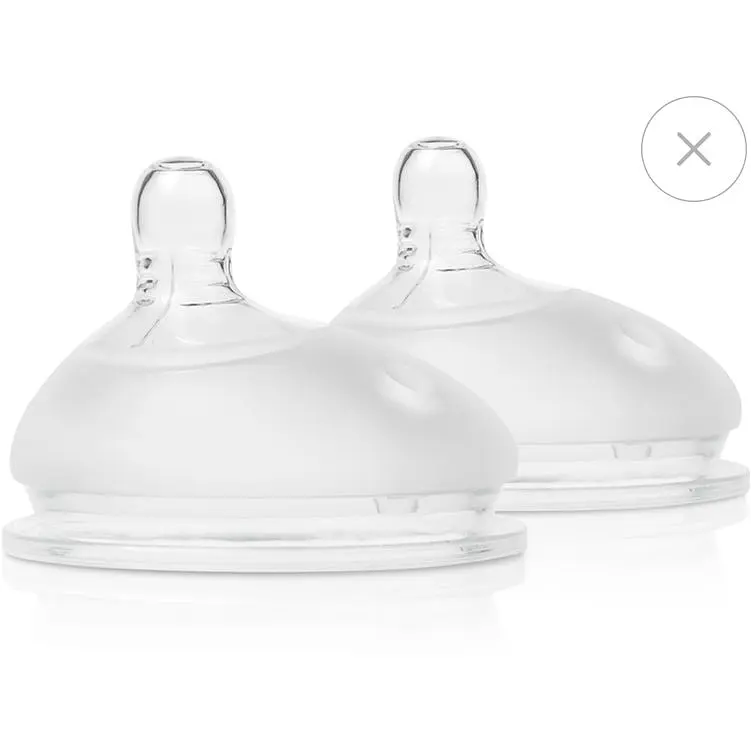 Змінні насадки Olababy для GentleBottle, Х-отвір для густих рідин, 2 шт. (82004) - фото 2