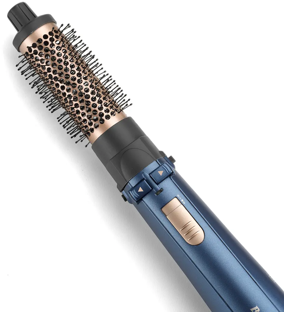 BaByliss Фен-щітка Style Pro, 1000Вт, 2 режими, іоніз-я, хол. Обдув, чохол для зберігання, кераміка, синій - фото 5