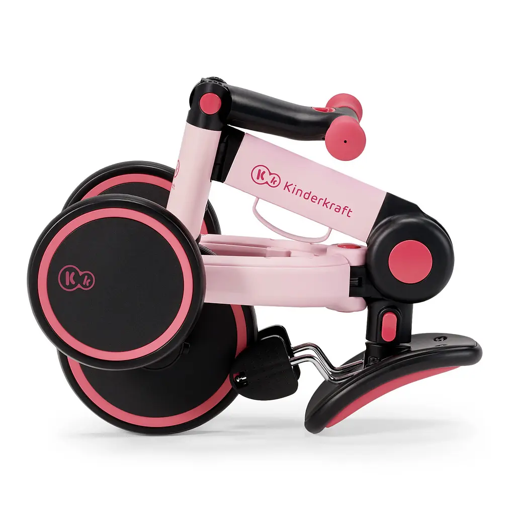Трехколесный велосипед беговел 3 в 1 KiderKraft 4Trike Candy Pink - фото 9