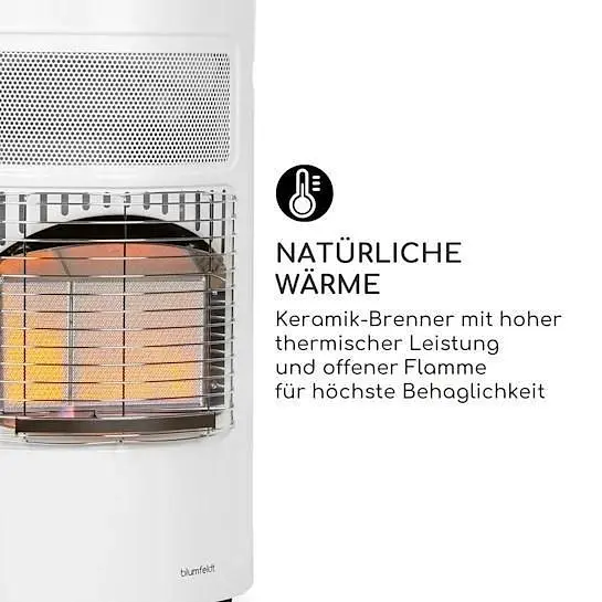 Газовый отопитель керамический Blumfeldt Bonaparte 4200 Вт (10035031) - фото 7