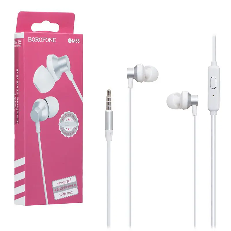 Наушники Borofone BM35 Стальной - фото 2