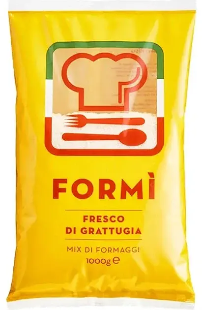 Тертий сир пармезан Formi fresco di grattugia mix di formaggi 1 кг