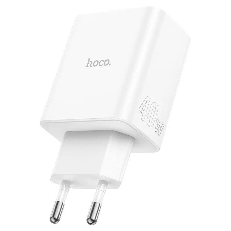 Зарядный адаптер блок питания 3 порта 40 вт Hoco C126a Pure power 3-port 40w - фото 4