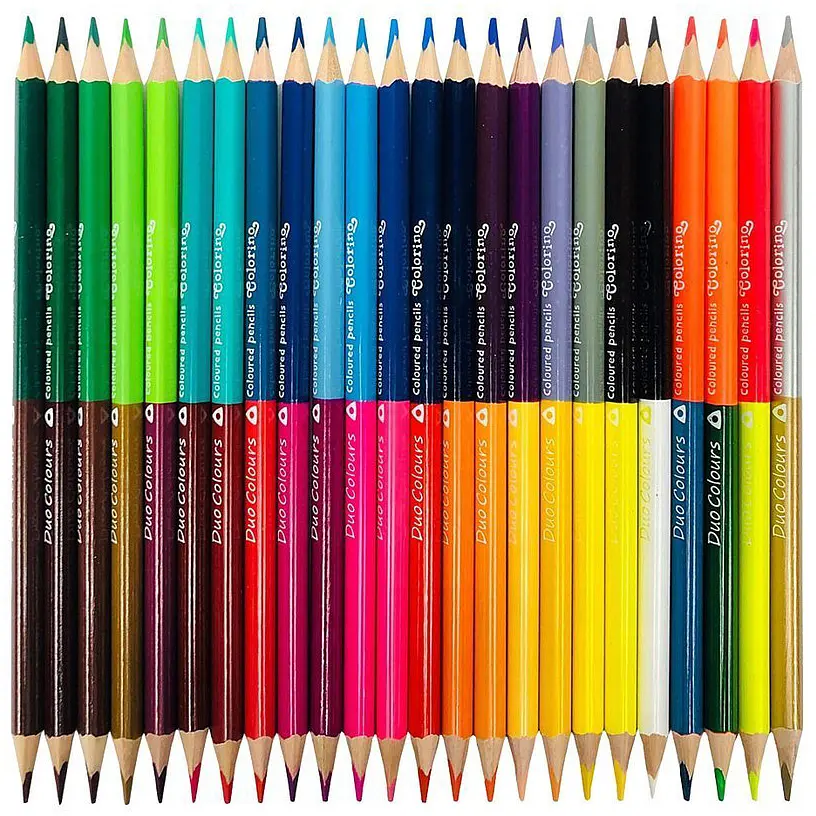 Олівці кольорові Colorino двосторонні 48 кольорів 24 шт. (51705PTR) - фото 2