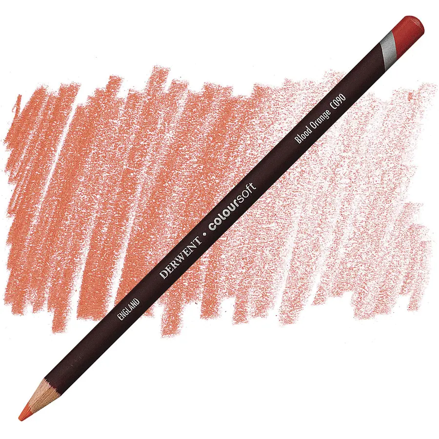 Олівець кольоровий Coloursoft (С090) Червоно-помаранчевий Derwent (5028252188272)