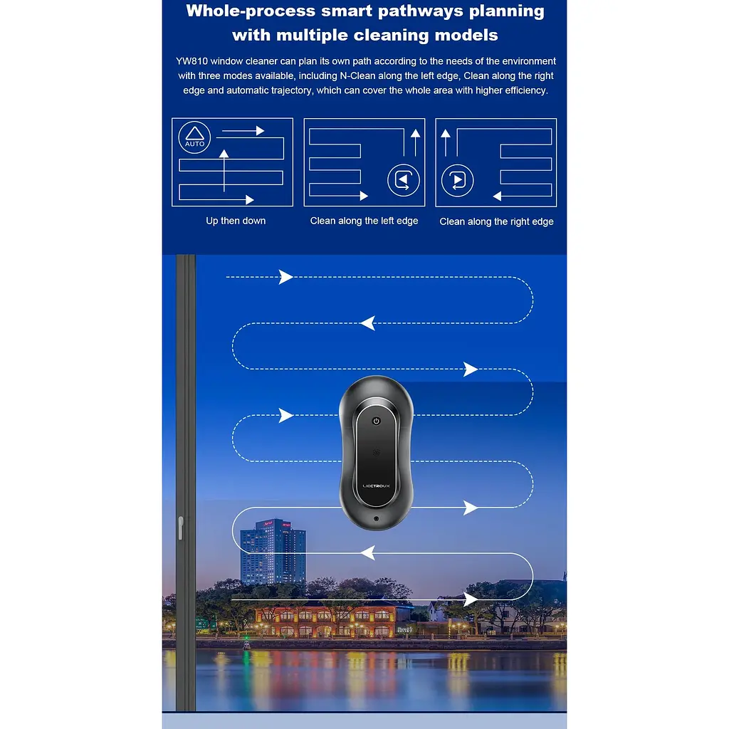 Робот для миття вікон Liectroux YW810 Black - фото 20