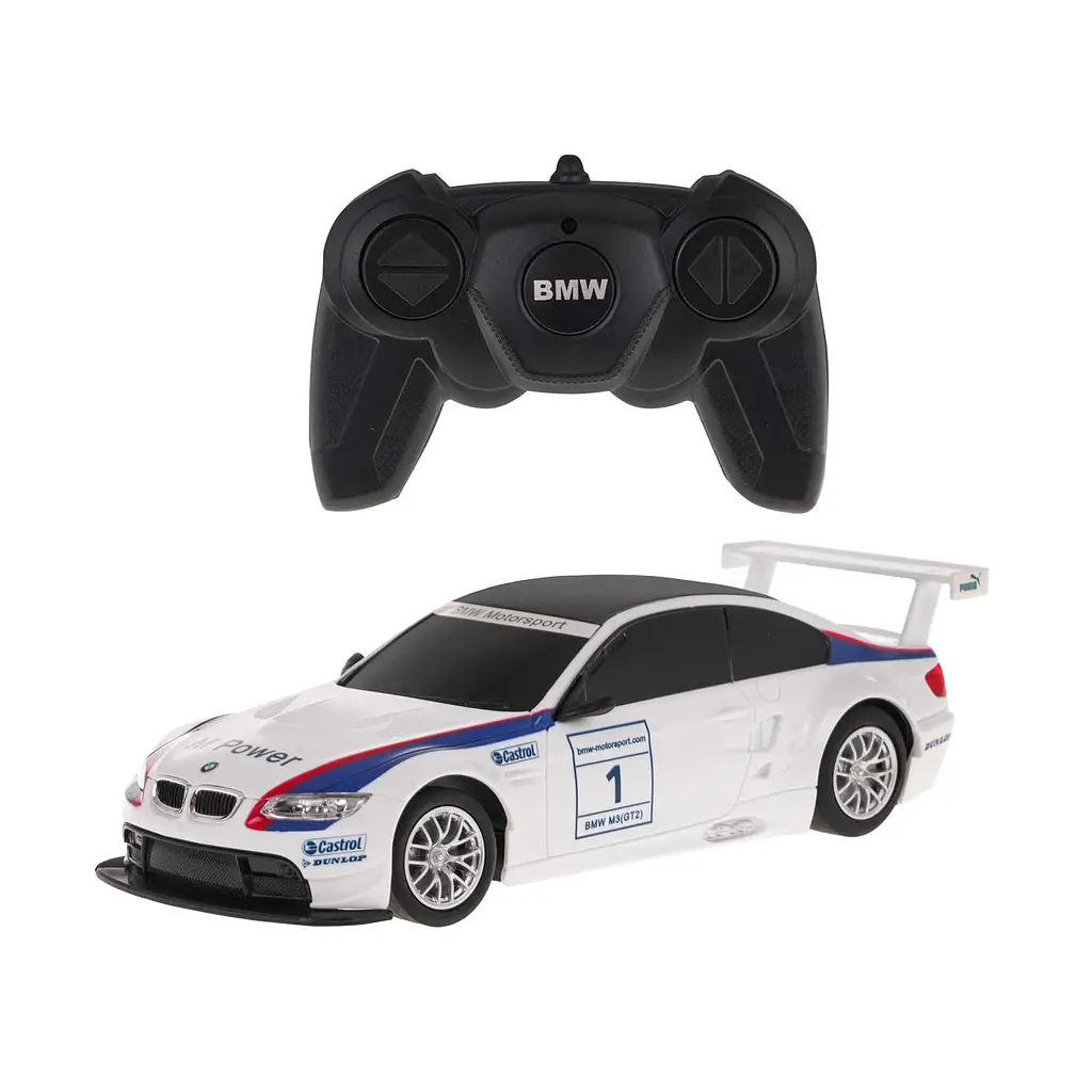Машинка RASTAR BMW M3 R/C 1:24 белый 48300 - фото 2