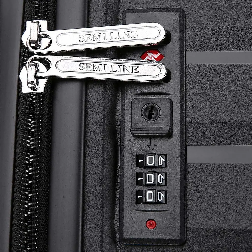 Валіза велика Semi Line 28 дюймів (L) Polypropylene Black (T5794-3) - фото 7