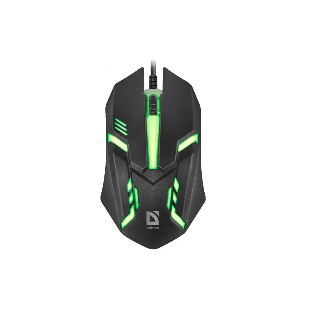 Мишка Defender Cyber MB-560L Black (52560) - фото 2