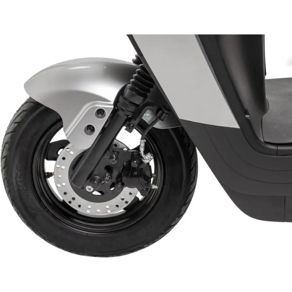 Электроскутер Двухместный Crosser CR14 (1000W, 72V/24Ah) Серый  - фото 13