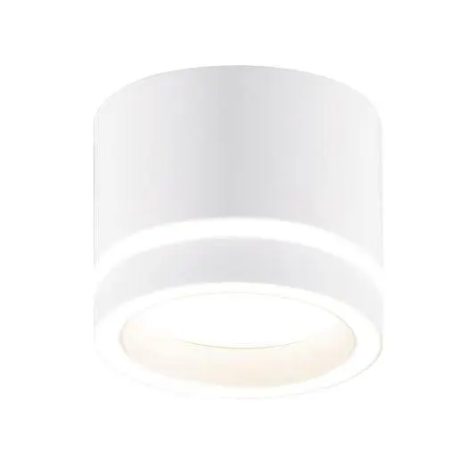 Світильник точковий накладний-врізний без лампи MAXUS L Downlight Base GX53 White 2in1 - фото 2