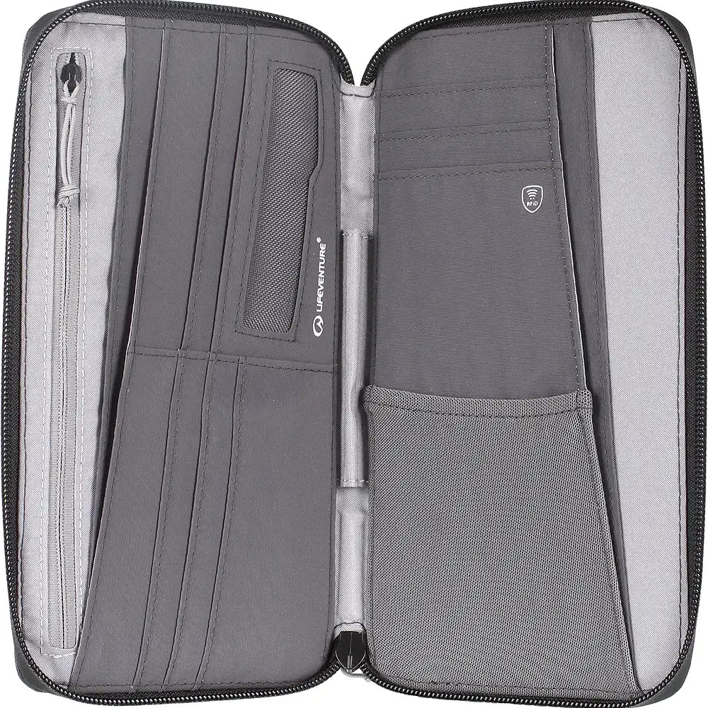 Гаманець Lifeventure Recycled RFID Travel Wallet Сірий - фото 3