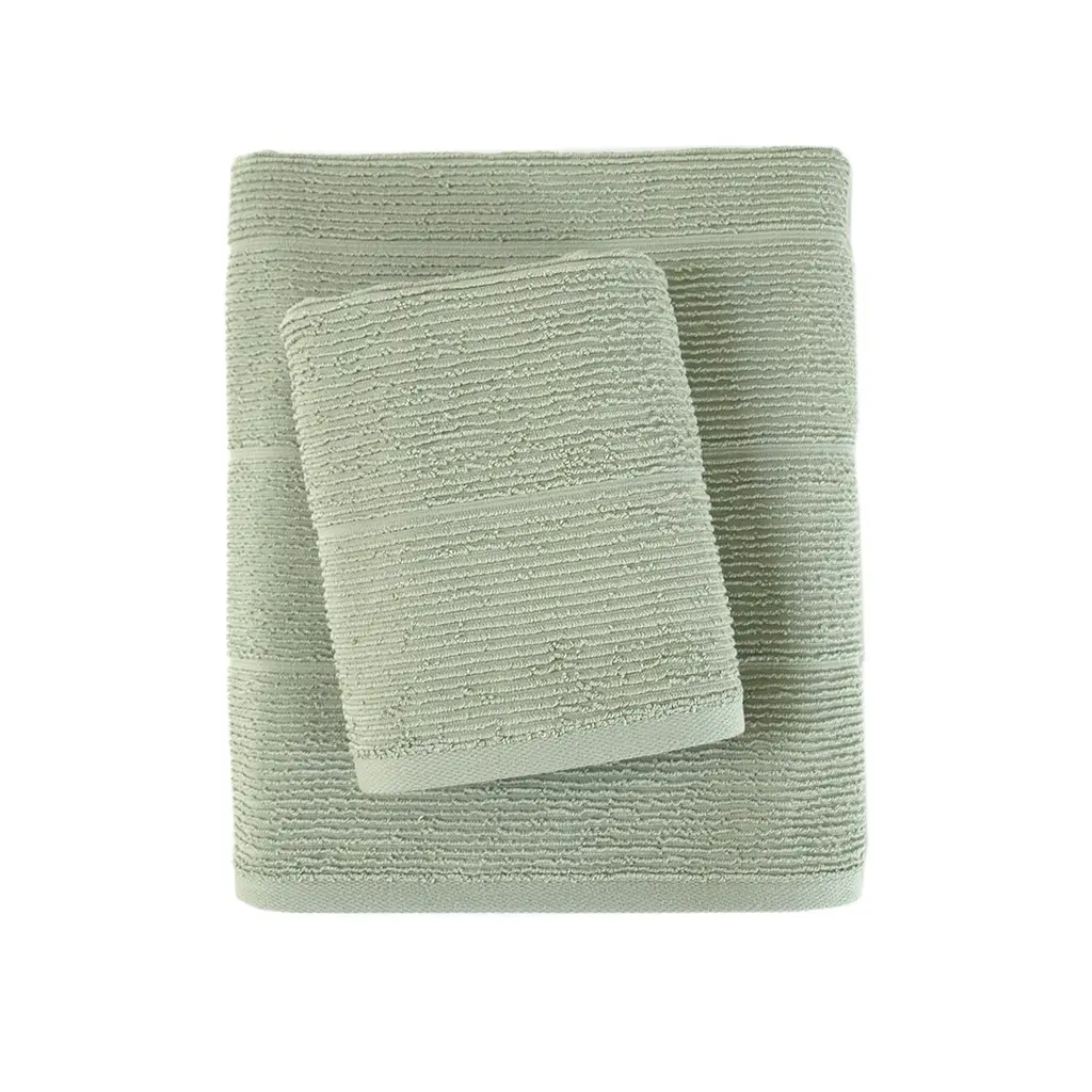 Рушник Lotus Home - Sophie sage green зелений 90x150 - фото 2