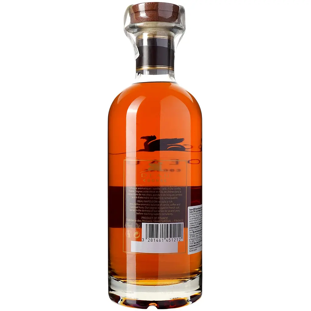 Коньяк Deau Cognac Napoleon Cigar Blend 40% 0.7 л у подарунковій упаковці - фото 5