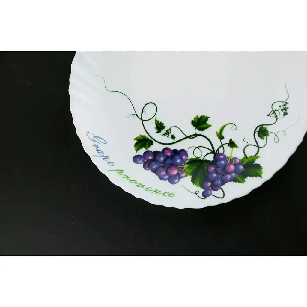 Тарілка десертна Vittora Wave V-190G Виноградна лоза 19 см (97688) - фото 3