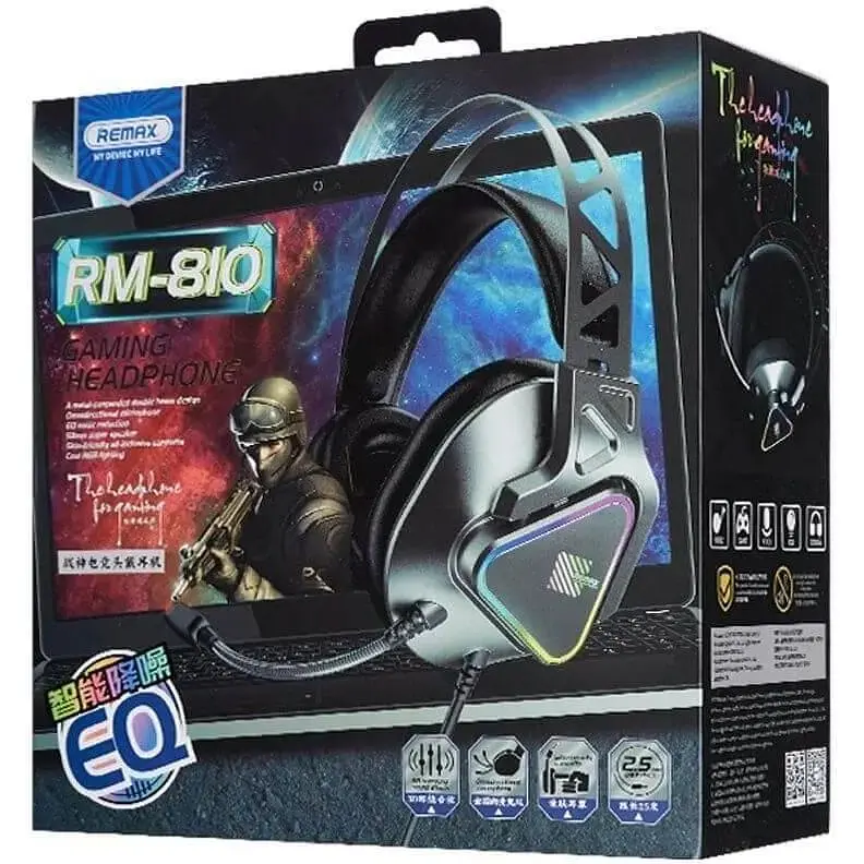 Навушники Remax LED Wargod Series Gaming Headphone RM-810 USB 7.1 - фото 4