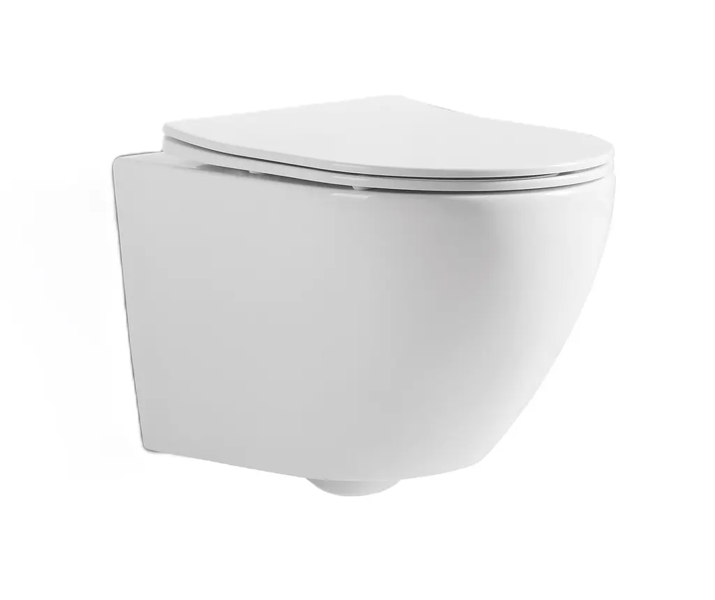 Унітаз підвісний Mixxus Ellipse-0306-R 520x360x365 мм, Rimless MI6708, Білий - фото 2