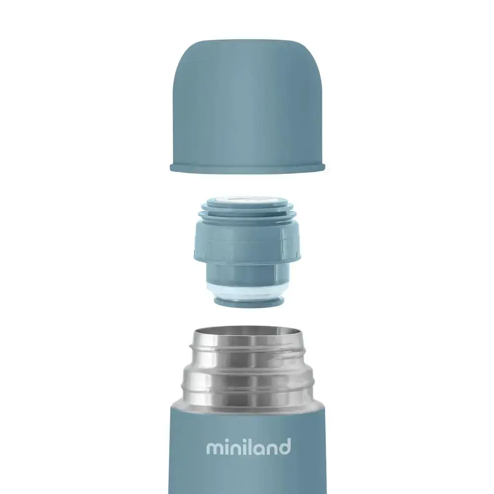 Термос для жидкостей Miniland Silky Thermos Palms, 500 мл, голубой - фото 2