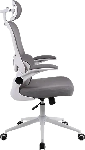 Офісне крісло GT Racer B-5880 White/Gray - фото 4