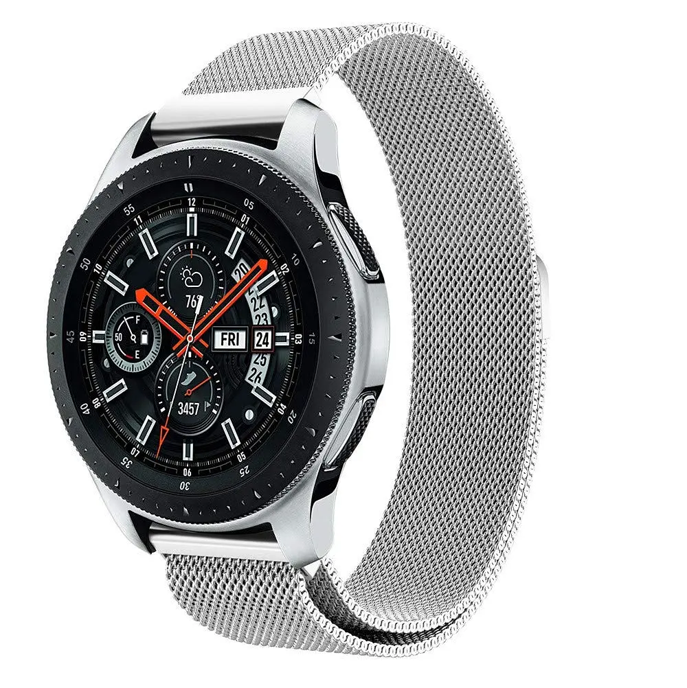 Ремінець BeWatch міланська петля для Samsung Galaxy Watch 46 мм Срібло (1020205.2) - фото 4
