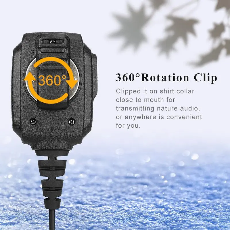 Вологозахищена тангета для рацій Retevis, Kenwood, BAOFENG, POFUNG, PUXING, TYT з K-штекером Retevis HK006 (100893) - фото 5