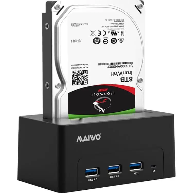 Зовнішня кишеня Maiwo для HDD 2,5"/3,5" SATA через USB3.0 (K308H) - фото 3