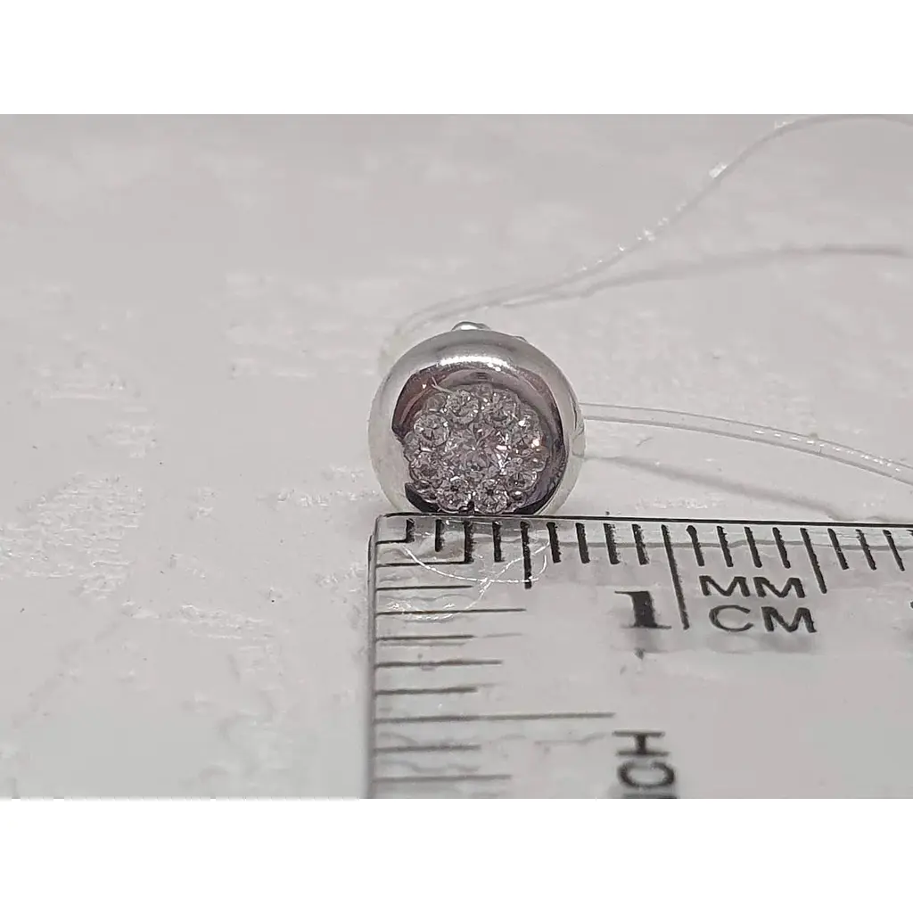 Серебряные пуссеты Qvaliz с фианитами. 902-00581 - фото 5