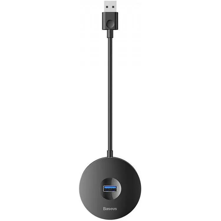 USB-хаб Baseus Round Box 4-Port USB-A Black 0.1 м [CAHUB-F01] [77939] - фото 6