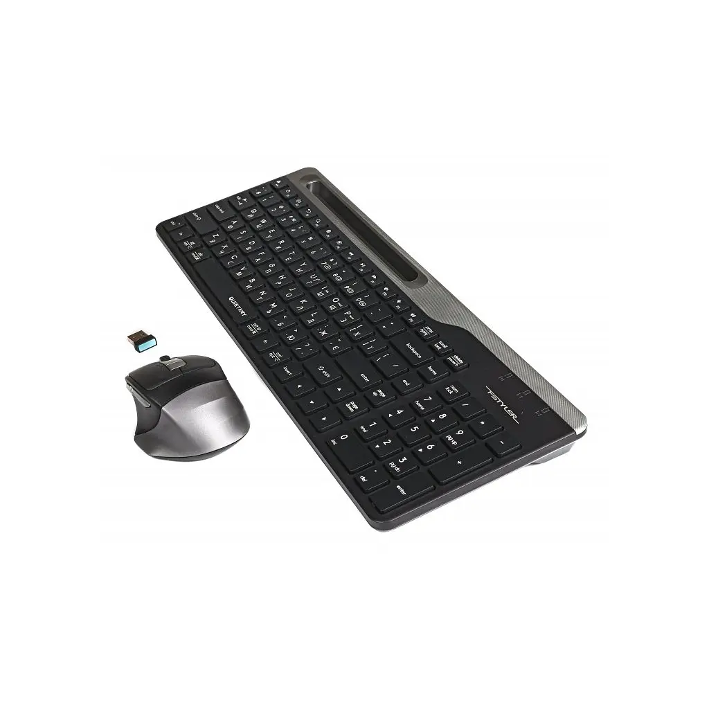 Комплект A4Tech FB2535CS Wireless/Bluetooth Smoky Grey (FB2535CS Smoky Grey) - фото 5