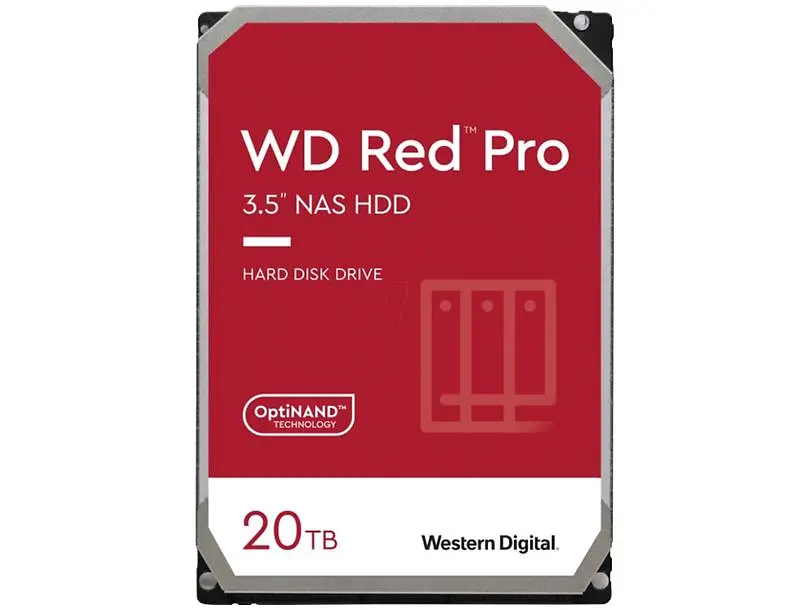 Накопитель HDD WD SATA 20,0 ТБ Red Pro NAS 7200 об/мин 512 МБ (WD201KFGX) - фото 2