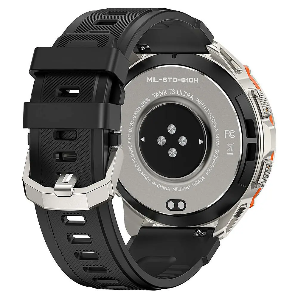 Смарт-годинник Kospet TANK T3 Ultra Silver - фото 3