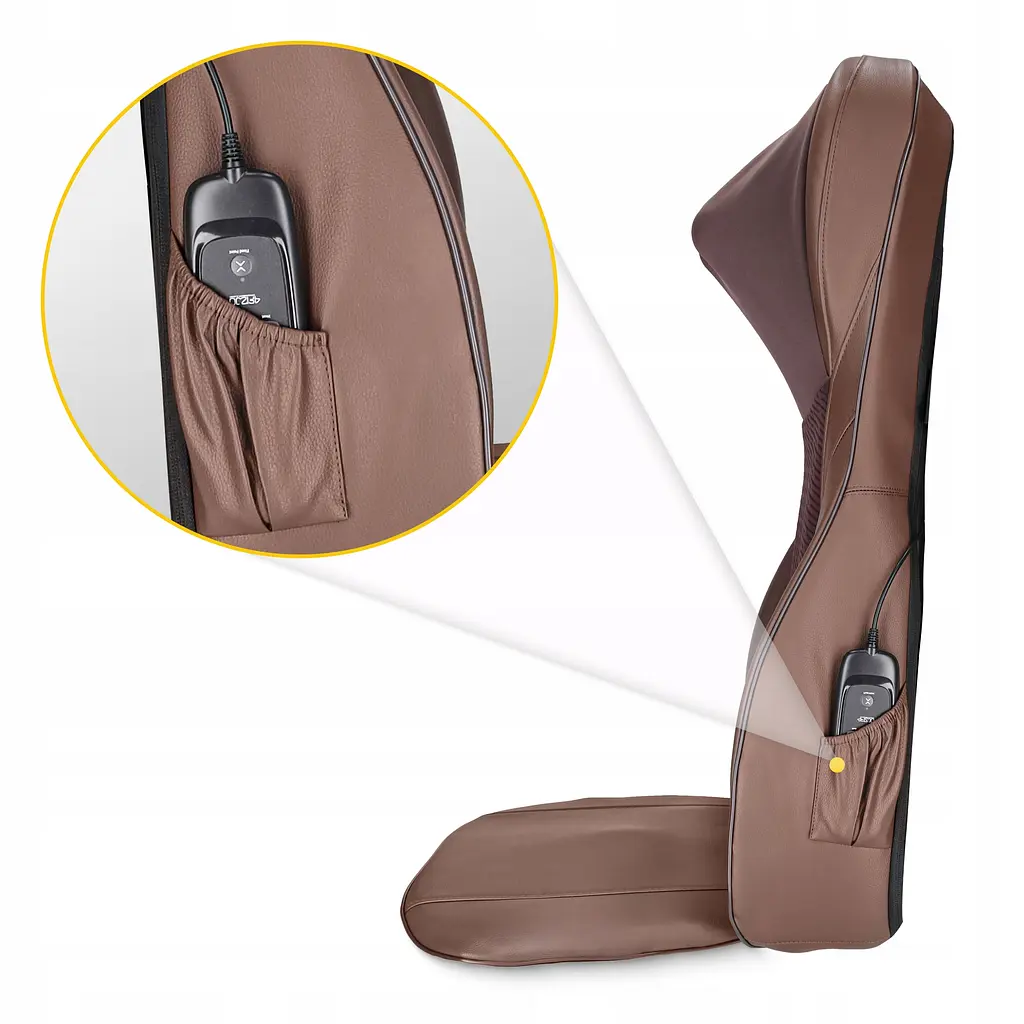 Масажна накидка 4FIZJO Ultra багатофункціональна, з підігрівом Brown (P-5905973404105) - фото 4