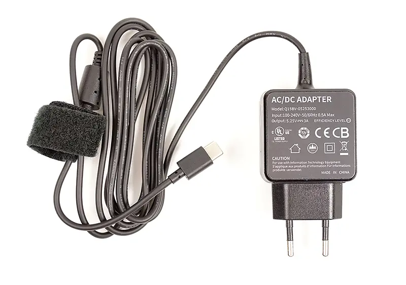 Універсальний блок живлення для ноутбуків PowerPlant 220V, 5.25V 3A 15W Type-C - фото 2