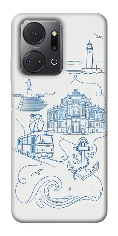 TPU чохол Demsky Southern pearl для Huawei Honor X7a