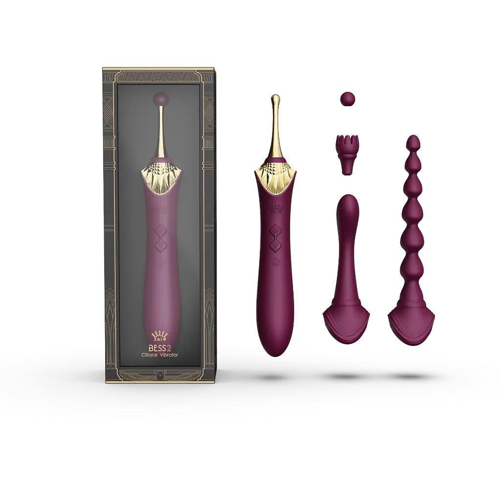 Вибратор Zalo Bess 2 21.8 см фиолетовый - фото 2