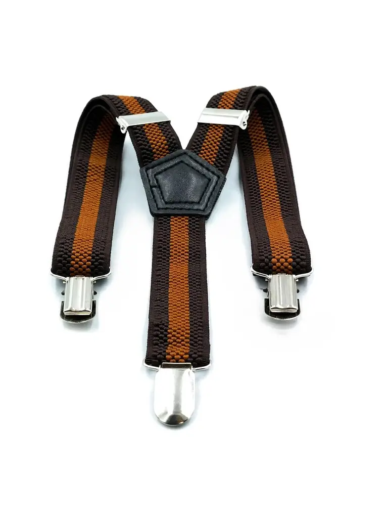 Підтяжки дитячі Weatro Коричневі det-pd-048 (det-pd-048) - фото 2