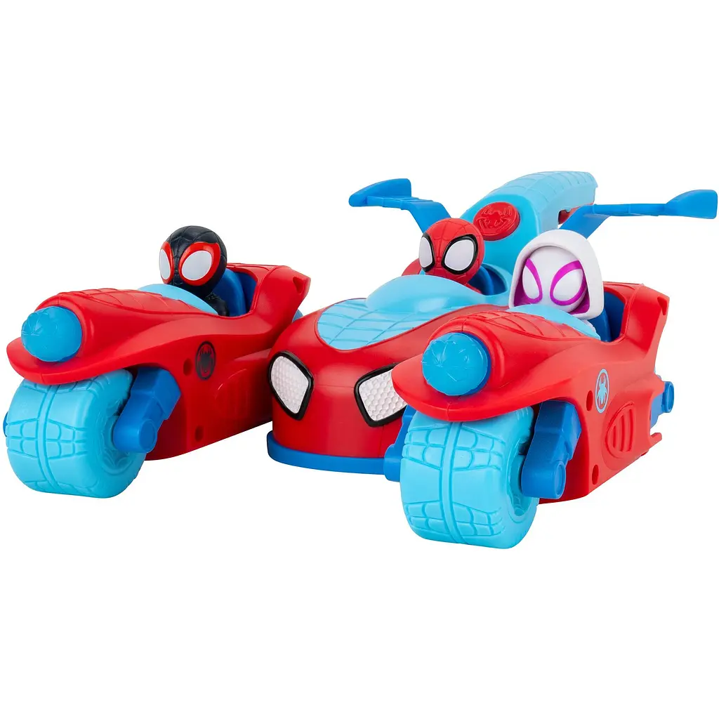 Ігровий набір 3 в 1 Spidey Deluxe Feature Vehicle Спліт команда Спайді (SNF0271) - фото 24