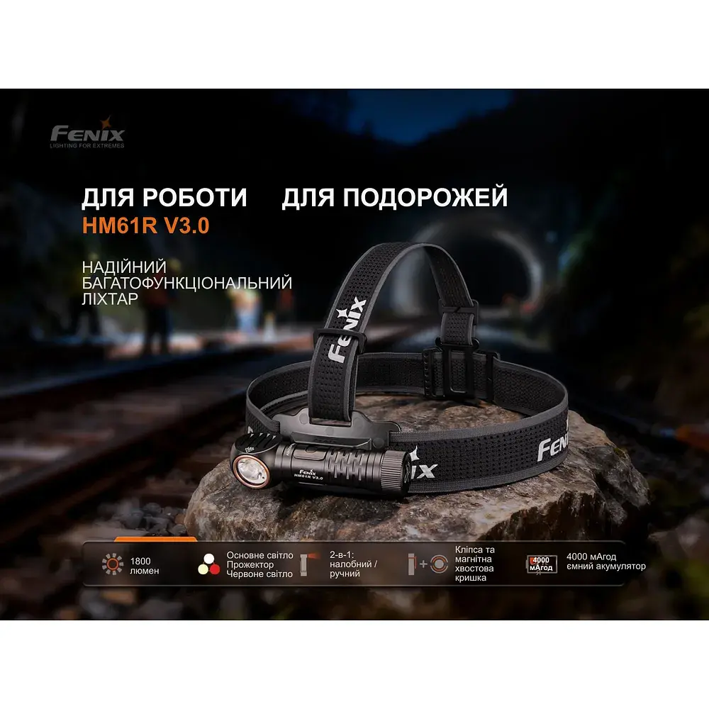 Ліхтар Fenix HM61R V3.0 (HM61RV30) - фото 7