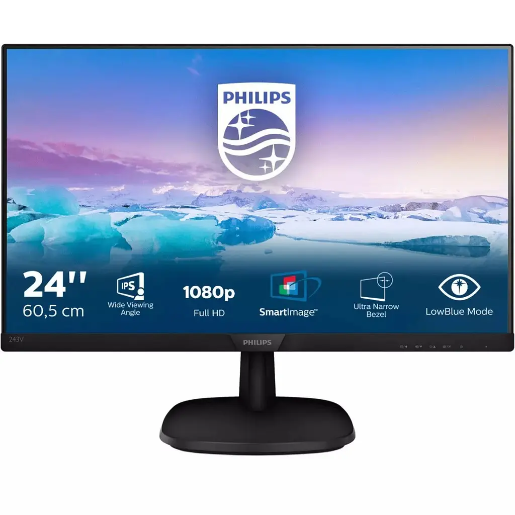 Б/В Монітор Philips 243V7Q 23.8" FHD HDMI DP USB SPEAKER
