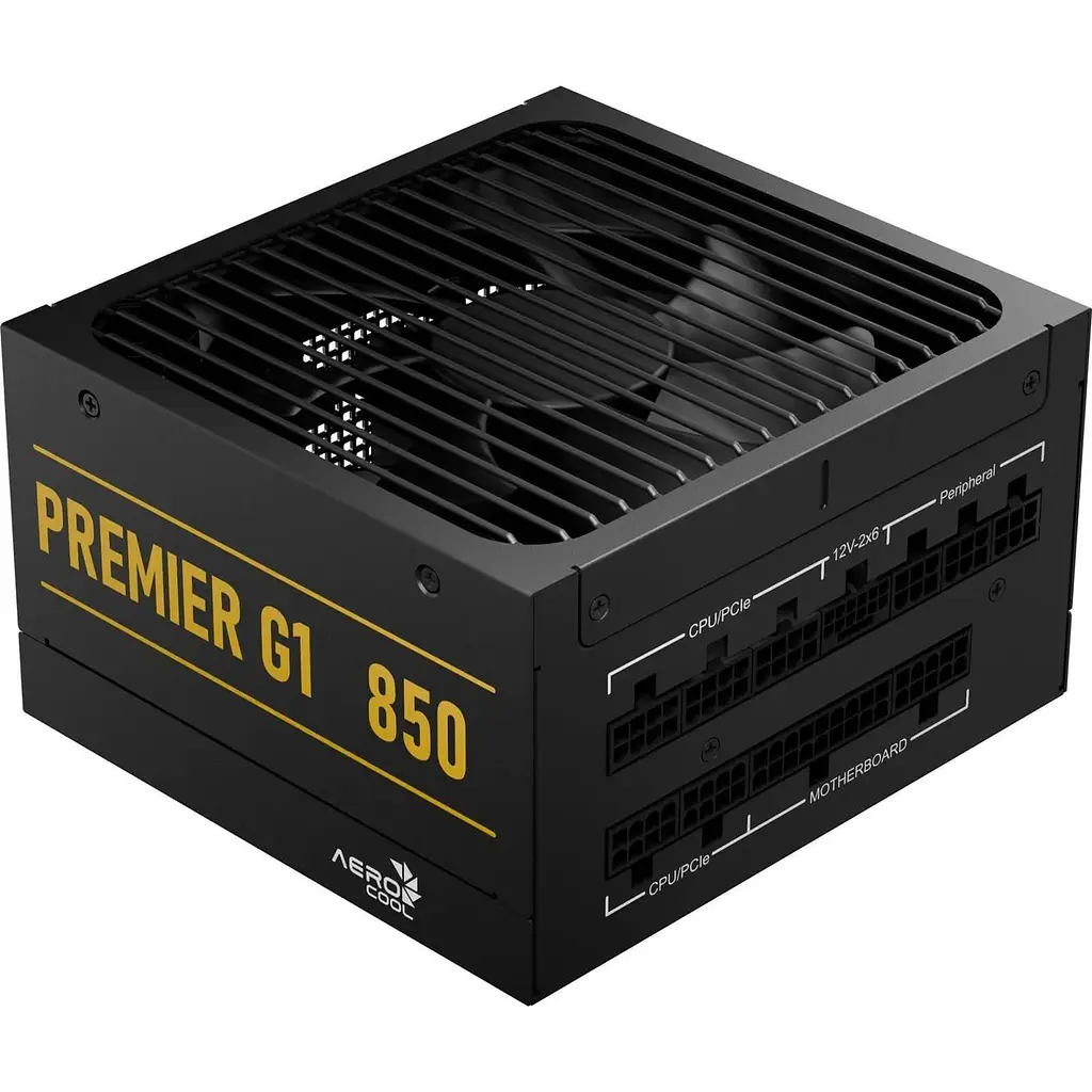 Блок питания Aerocool Premier G1 850W 80+ Gold (ACPG-PR85FEC.71) Black - фото 2
