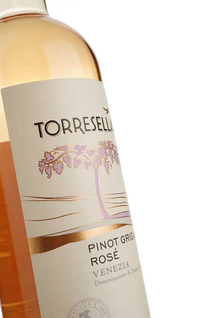 Вино Santa Margherita Pinot Grigio Rose Torresella, рожеве, сухе, 12%, 0,75 л - фото 3